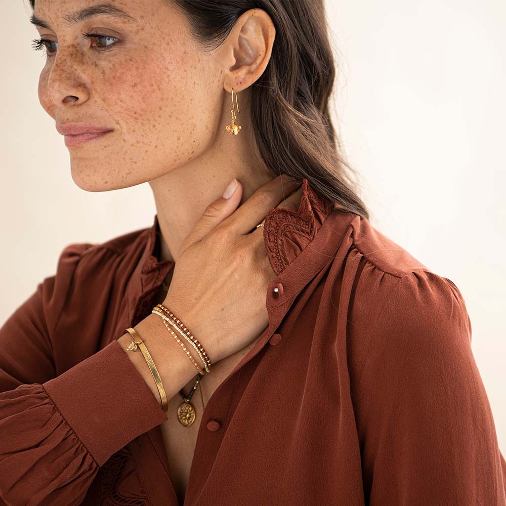 Loyaal Citrien Goudkleurige Armband