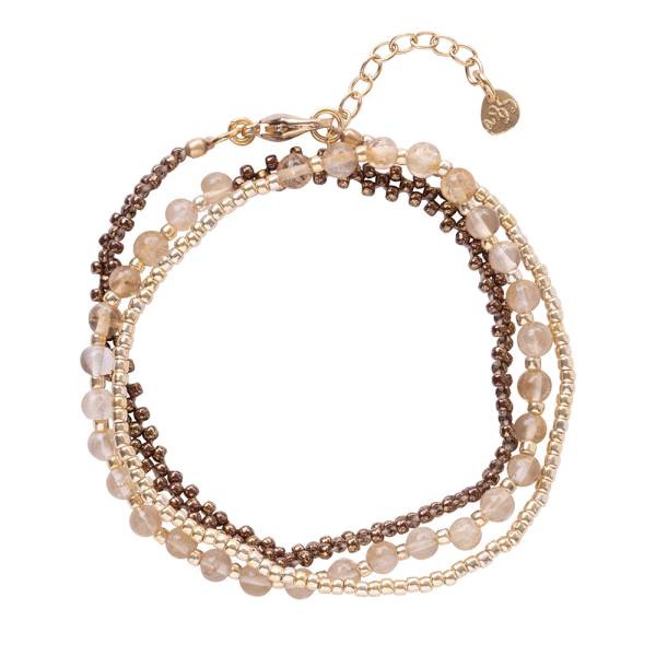 Beloved Citrin Goldfarbig Armband