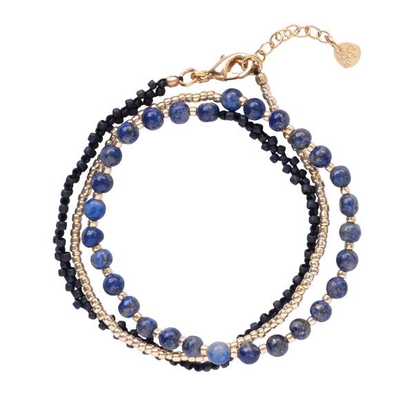 Geliefde Lapis Lazuli Goudkleurige Armband