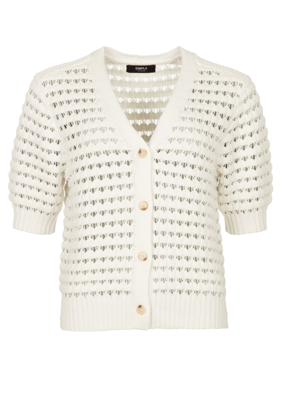 Knit- Cardigan Bellara Star White