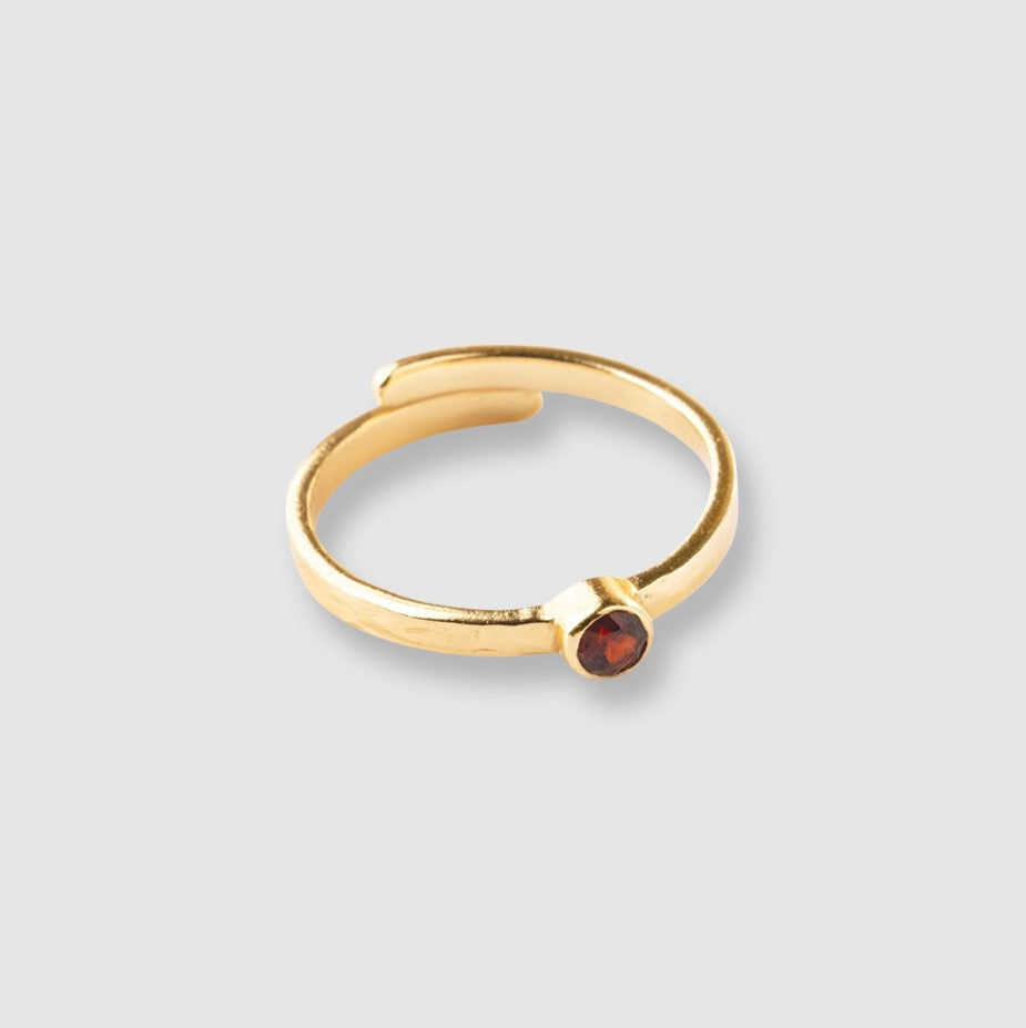 Gezellen Granaat Ring GP