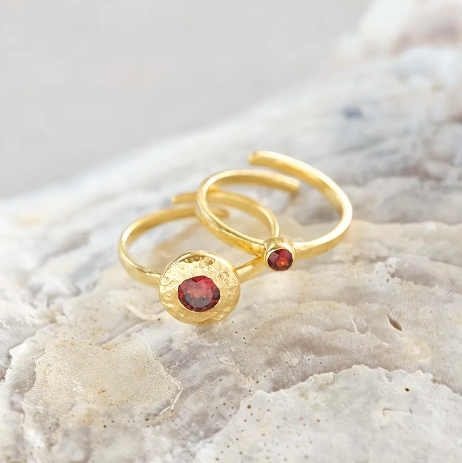Gezellen Granaat Ring GP