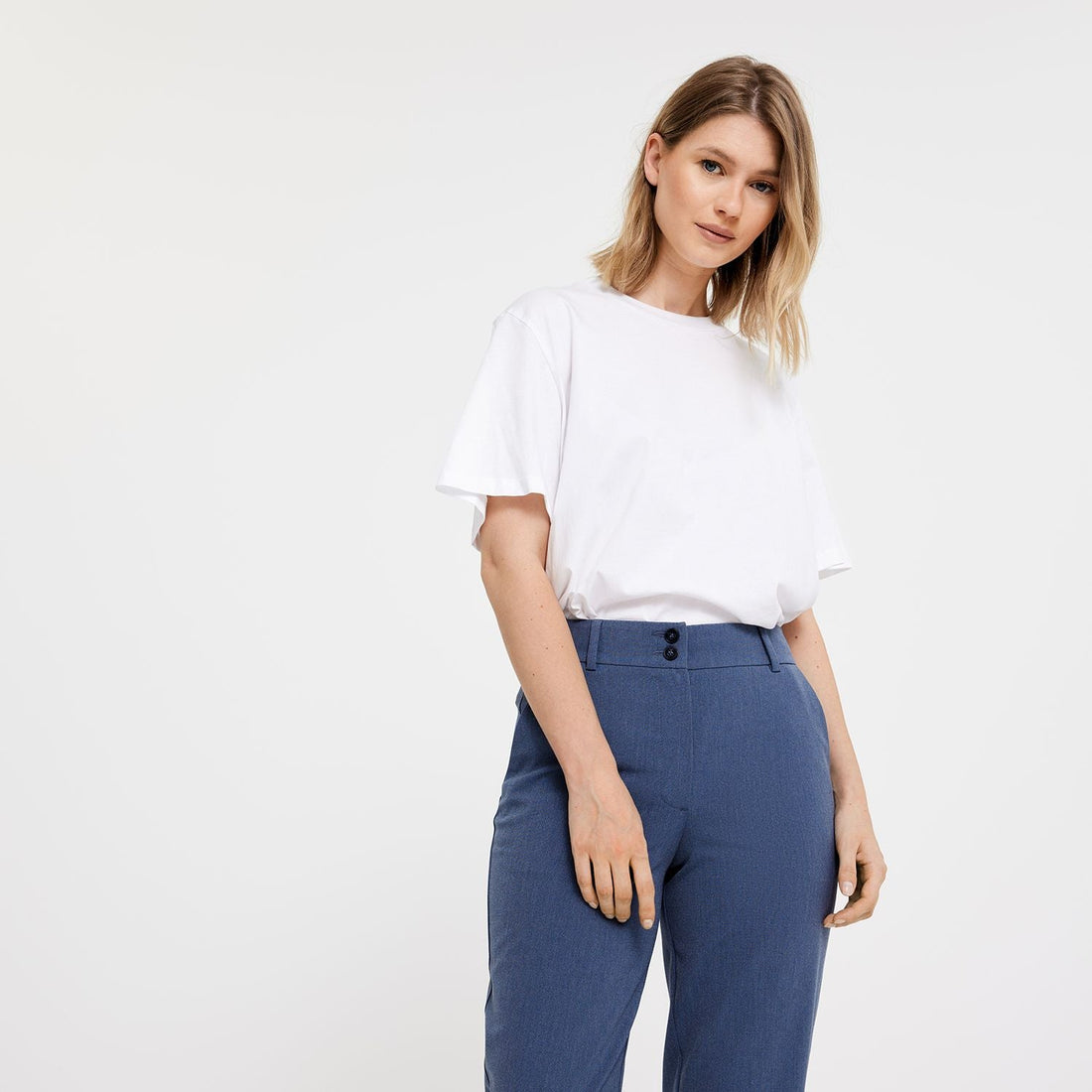 Hose Daphne Blue Melange