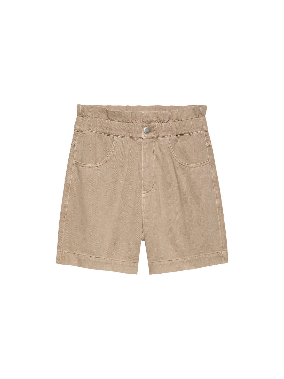 Fluid denim short Sesame