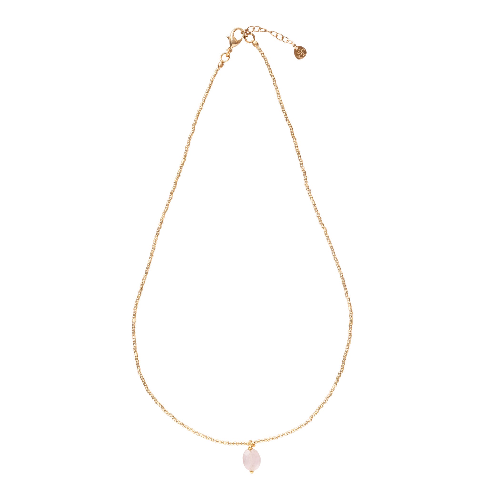 Cadeauset Liefde Rozenkwarts Verguld