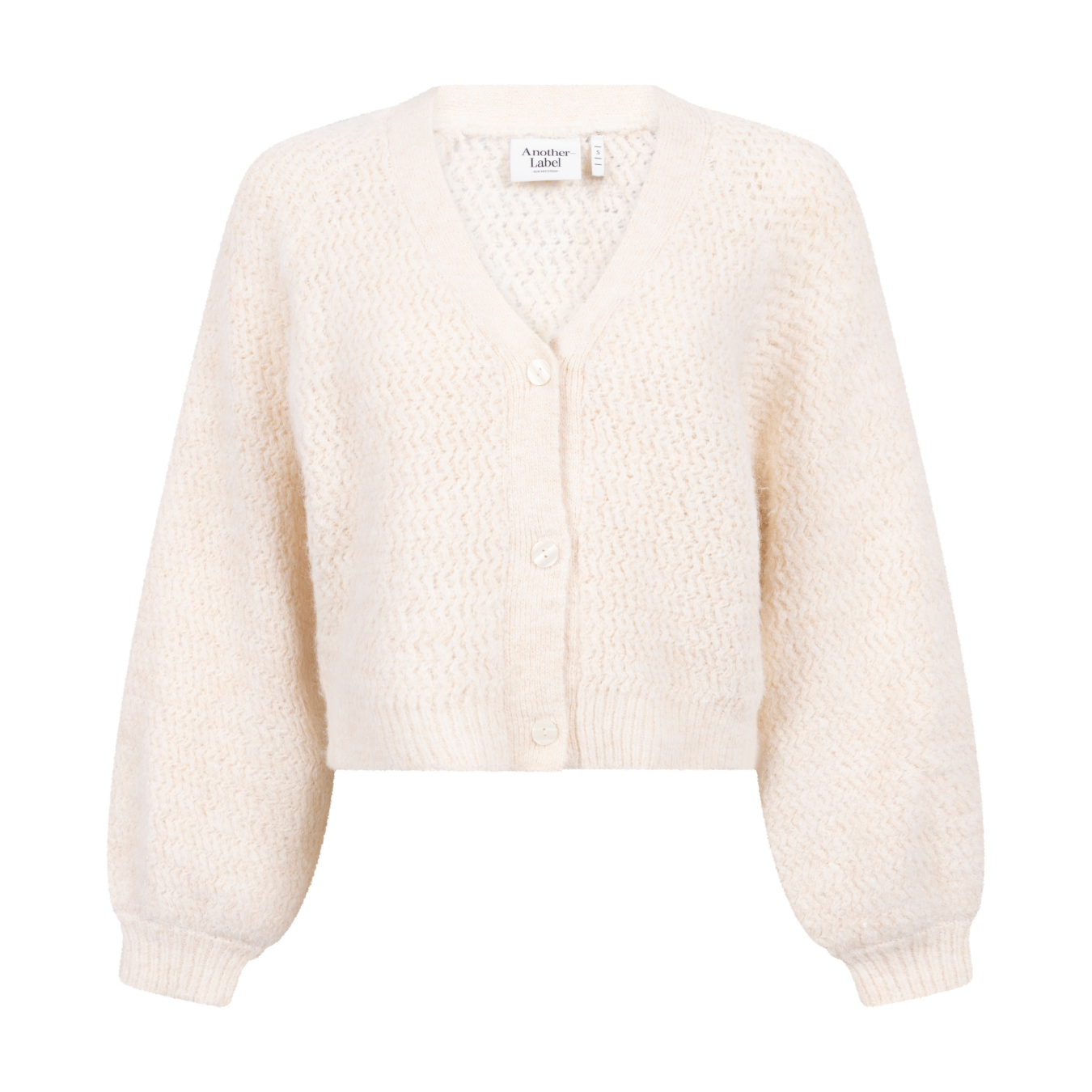 Noy cardigan l/s Egg White
