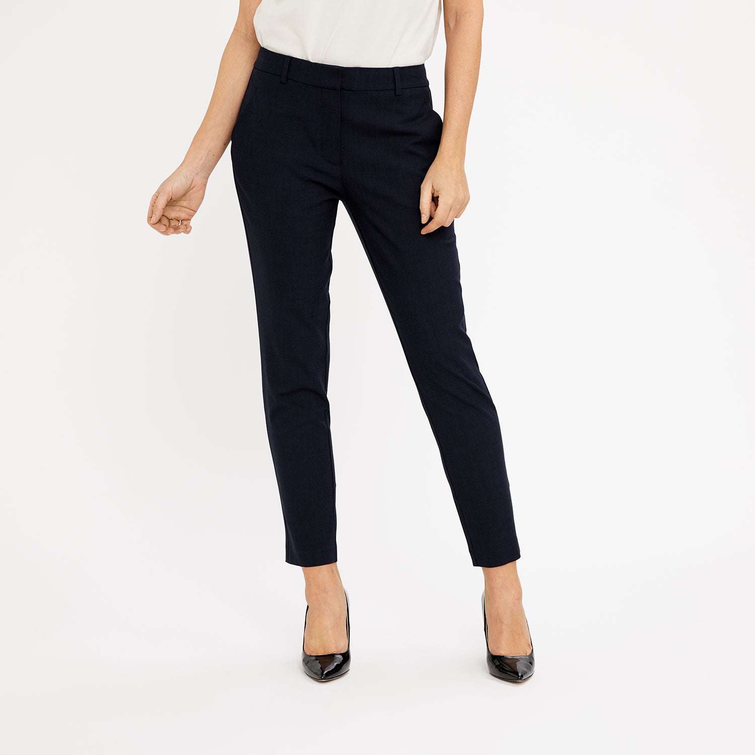 Broek Kylie Crop Midnight