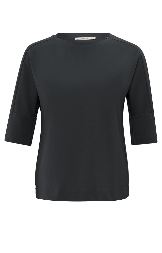 T-Shirt mit Ärmeleinsätzen und normaler Passform Phantom