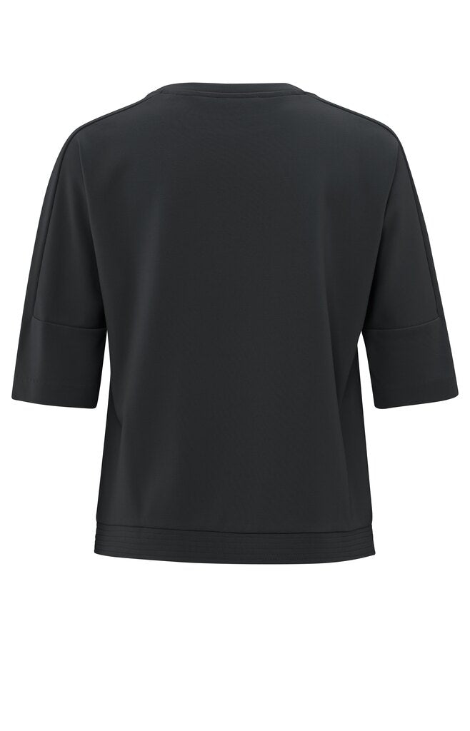 T-Shirt mit Ärmeleinsätzen und normaler Passform Phantom