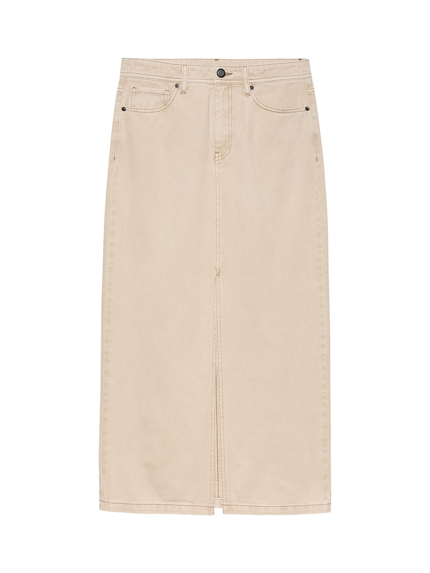 Midi-jeansrok Washed Moonlight