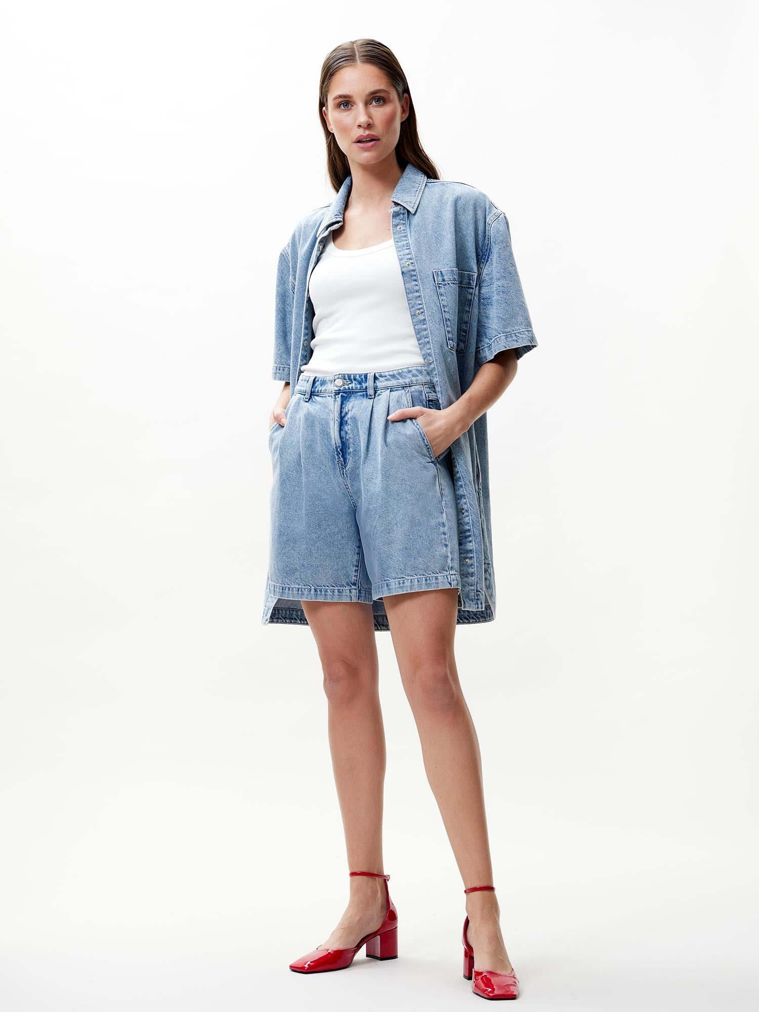 Shirt Biba blauw