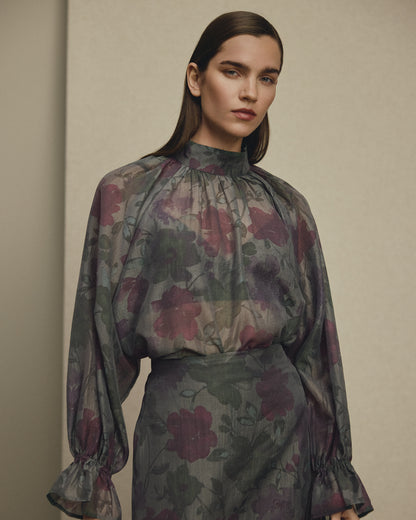 MSCHJaquelina Top AOP F Night Flower