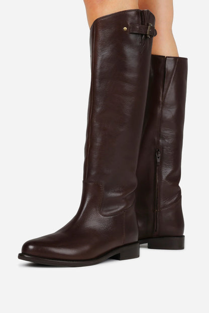 Fe-lise Casual High Boot coffee bean