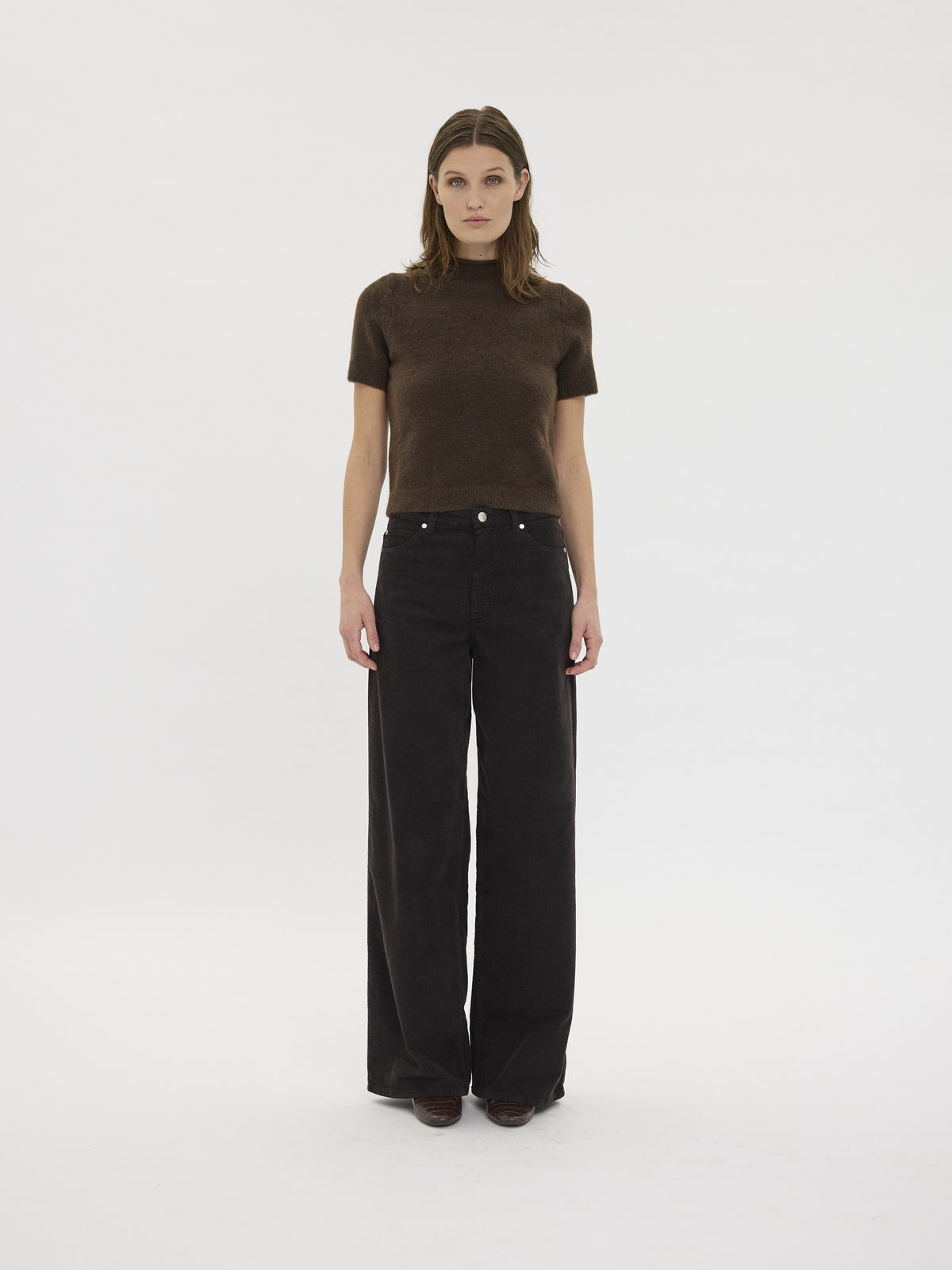 AbbyFV 393 Dark Coffee Corduroy