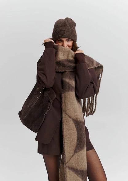 Iconic Scarf - Mocha/Coffee