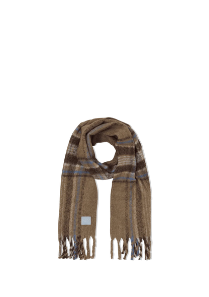 Check Scarf - Mocha