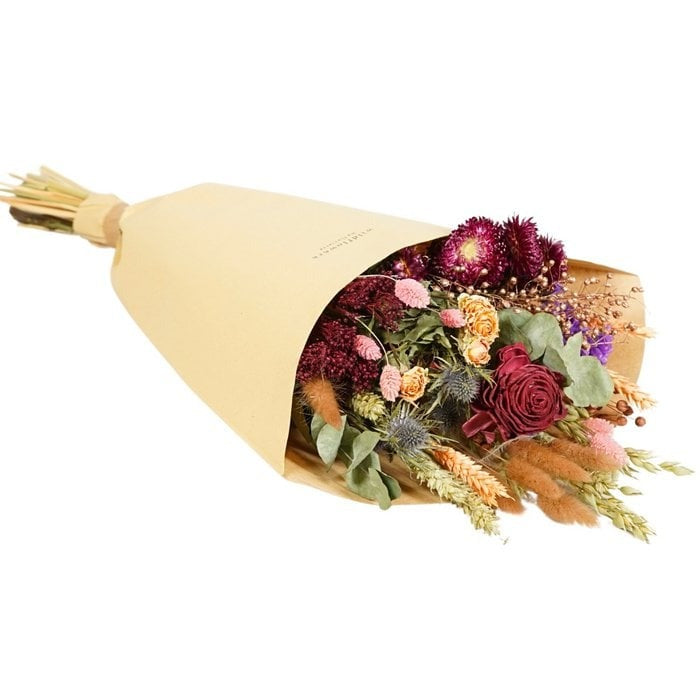 Droogbloemen - Veldboeket Bourgogne (groot)