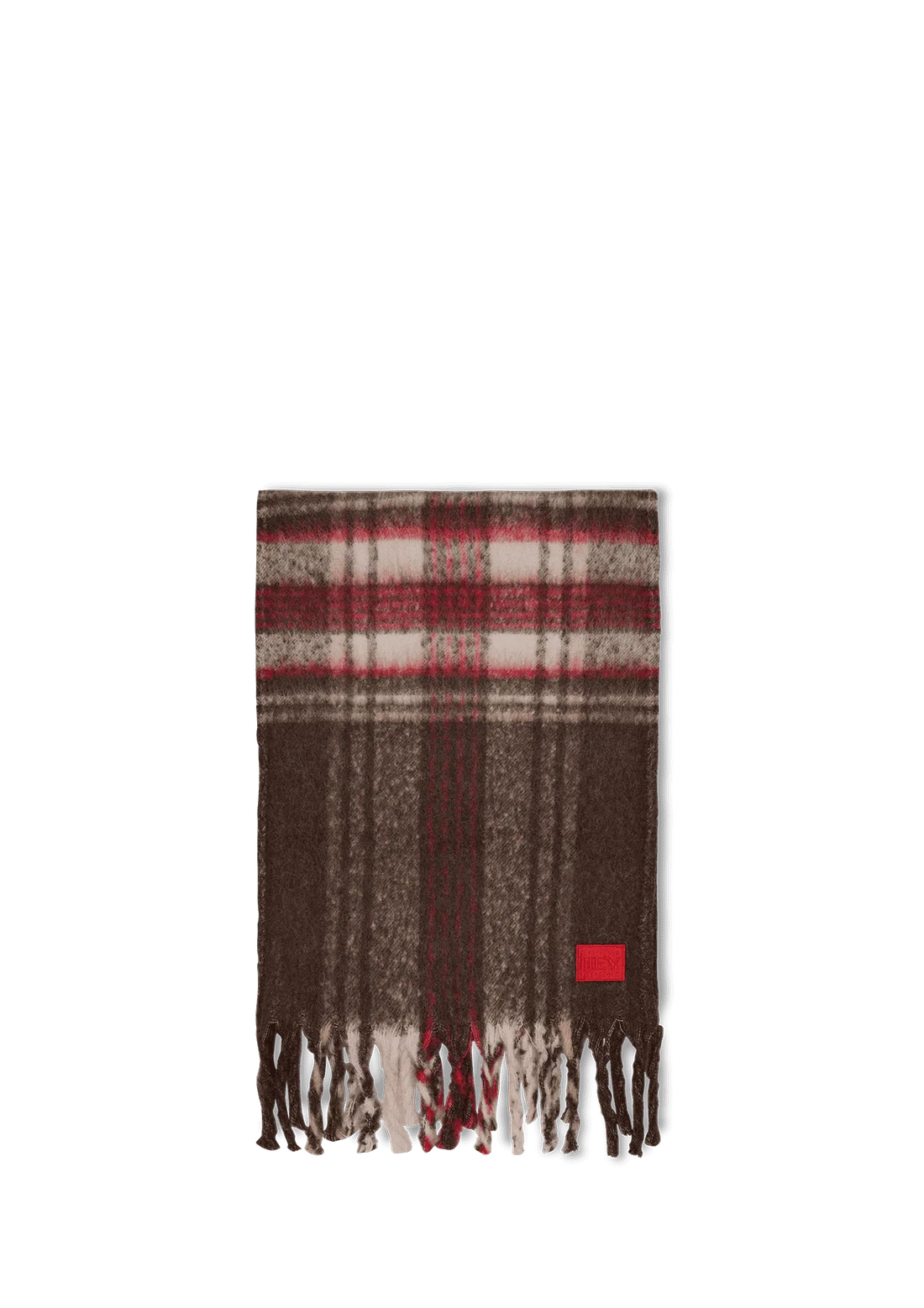 Check Scarf - Coffee