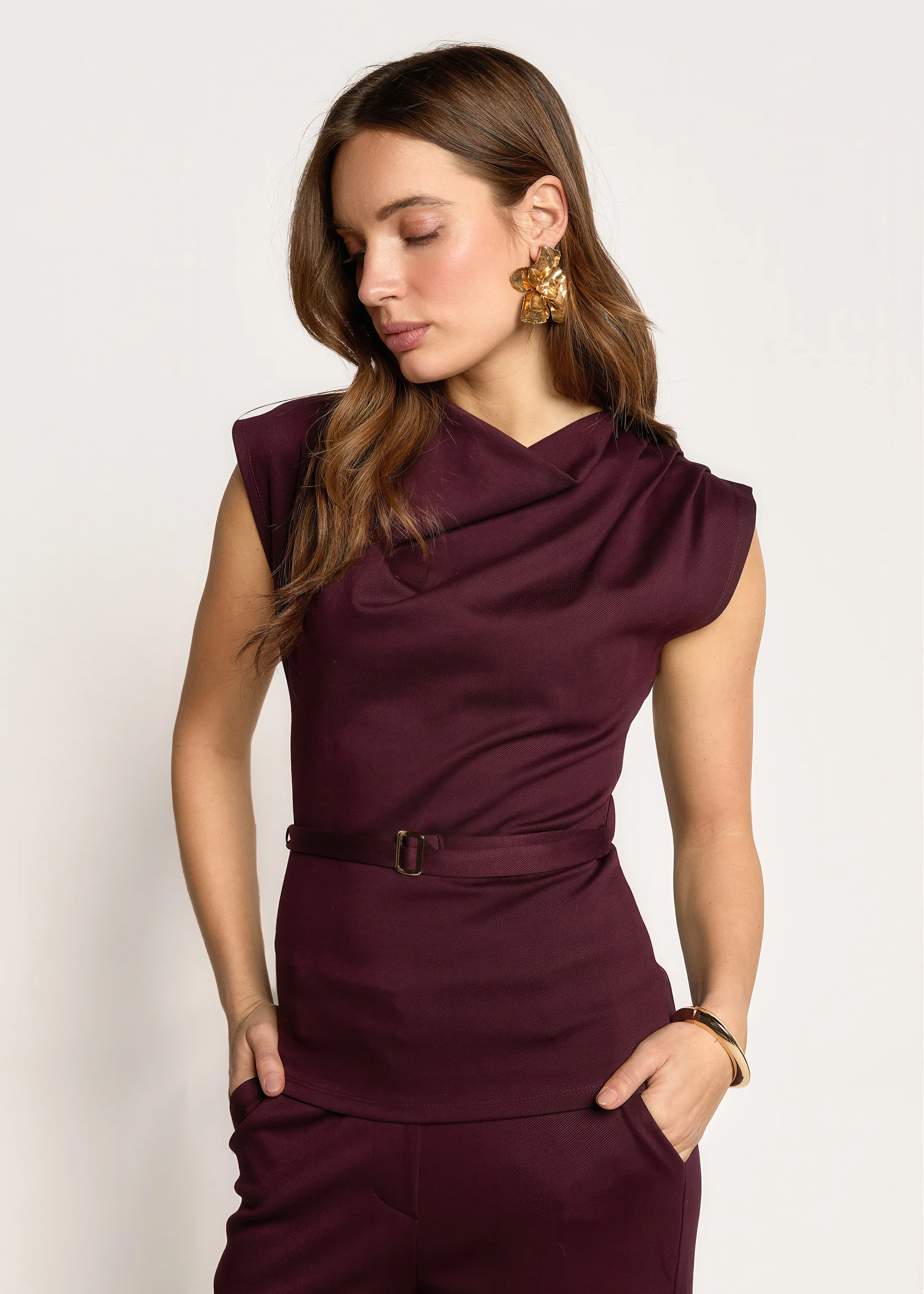 Top Tansy Burgundy