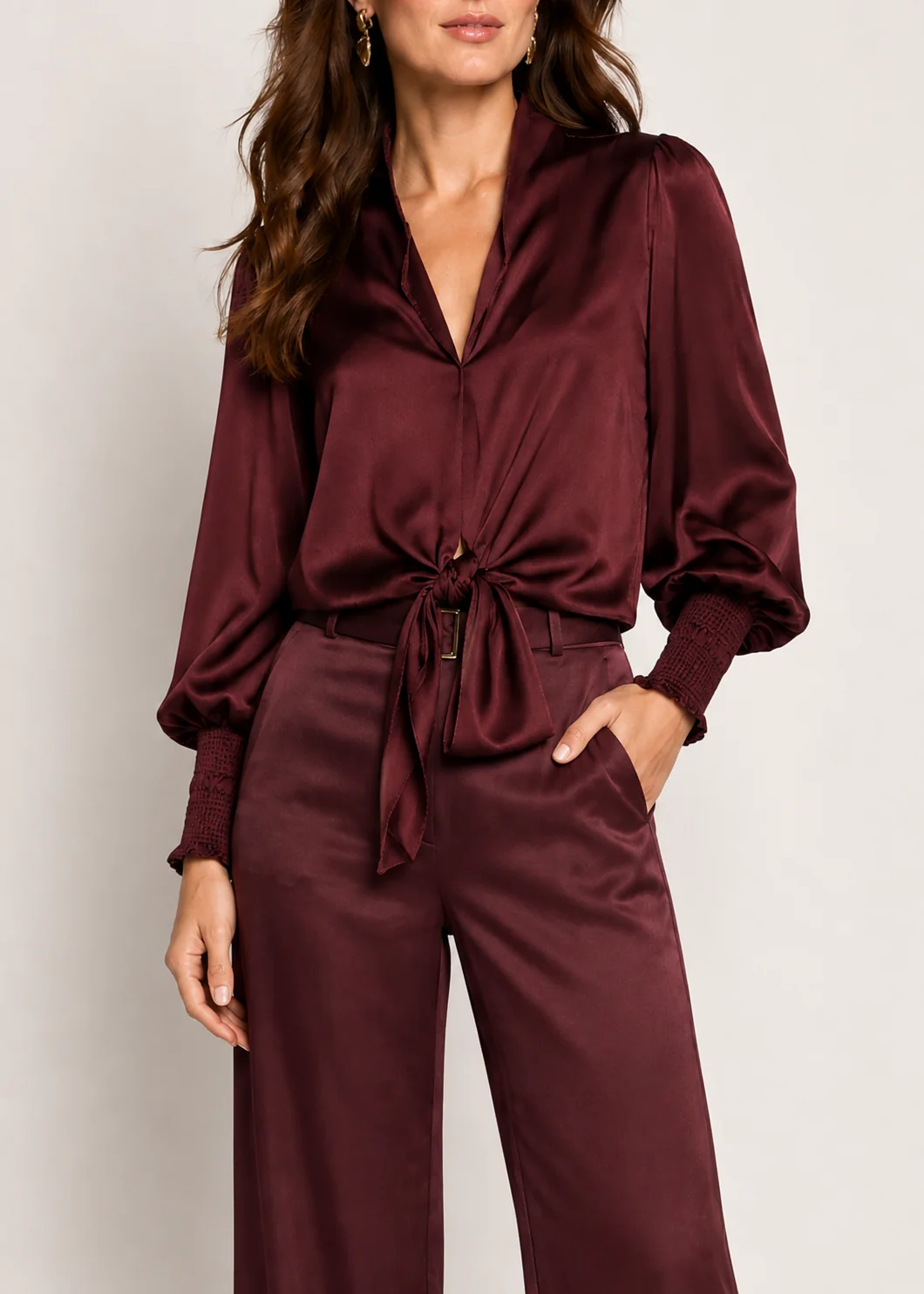 Top Britta Burgundy