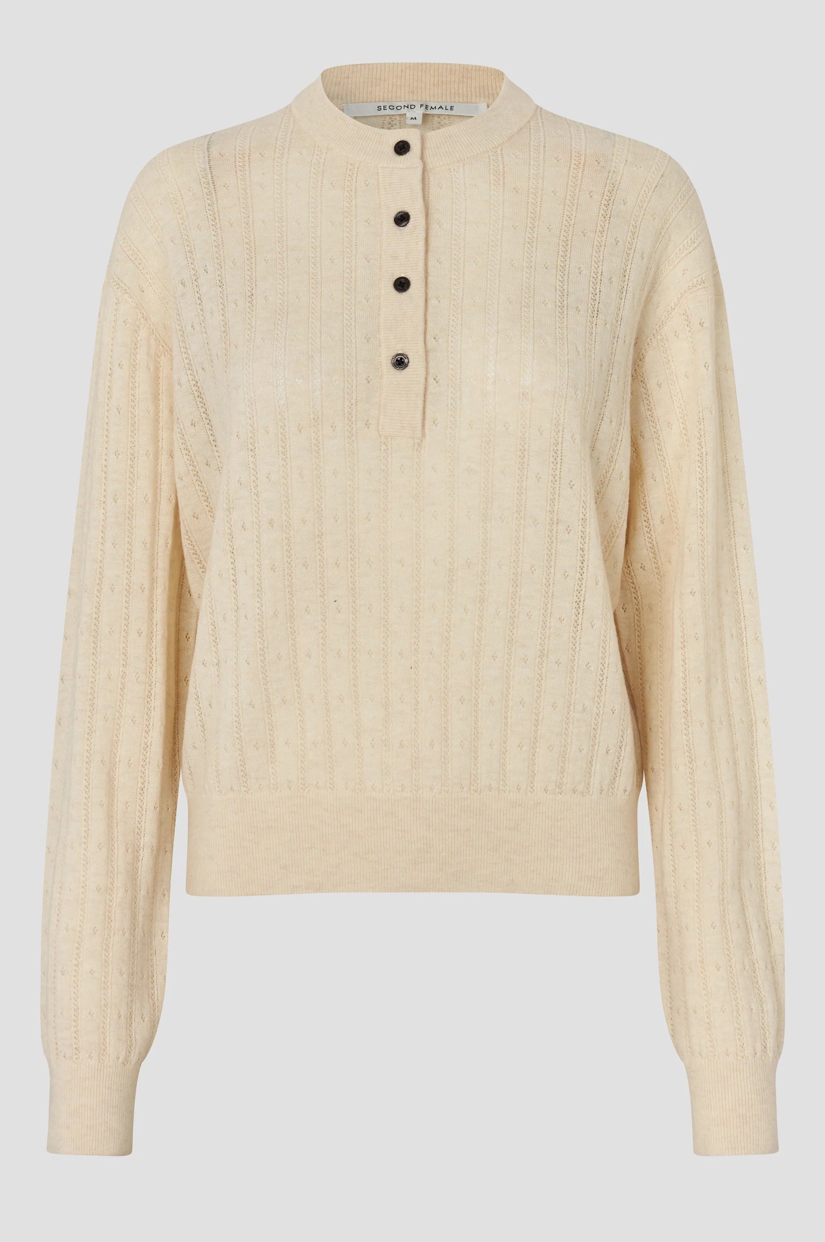 Jamia Knit O-Neck Egret