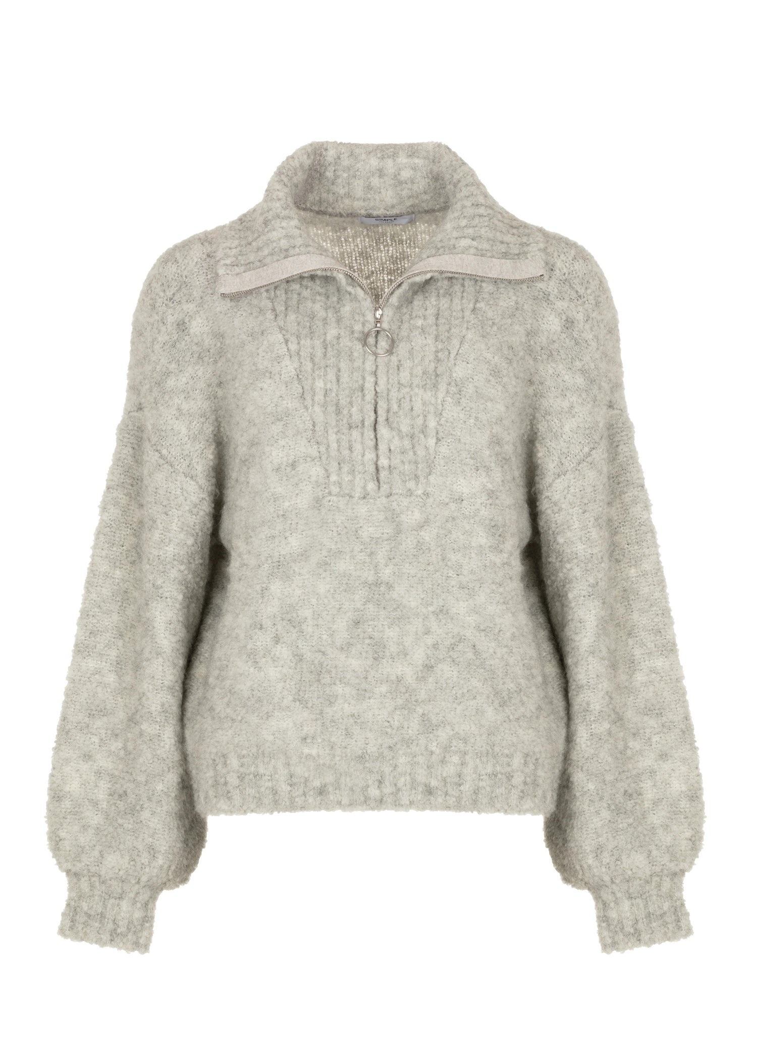 Knit- Pull Nova Lt Grey Mel