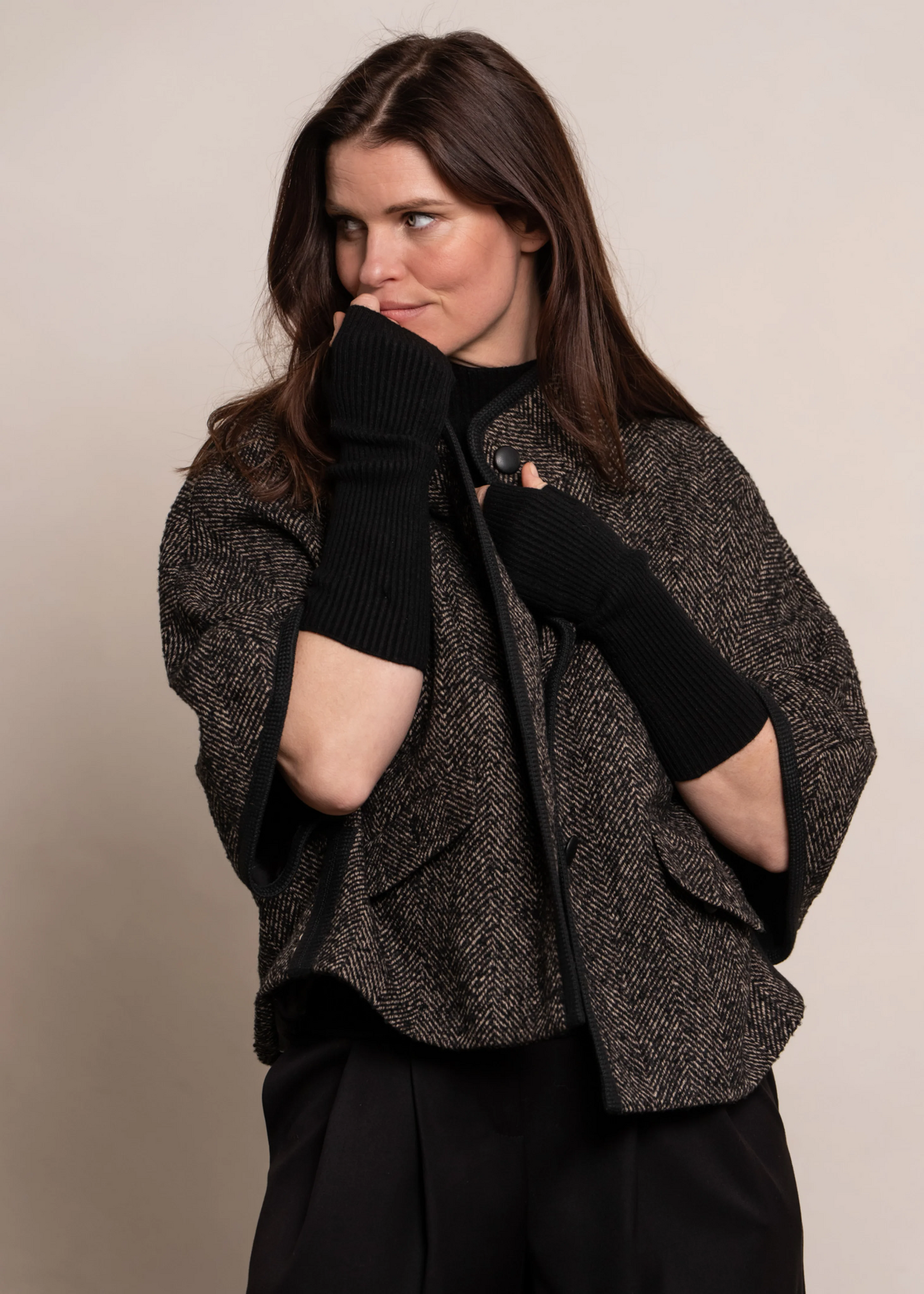 Cape Betty Cacao Herringbone