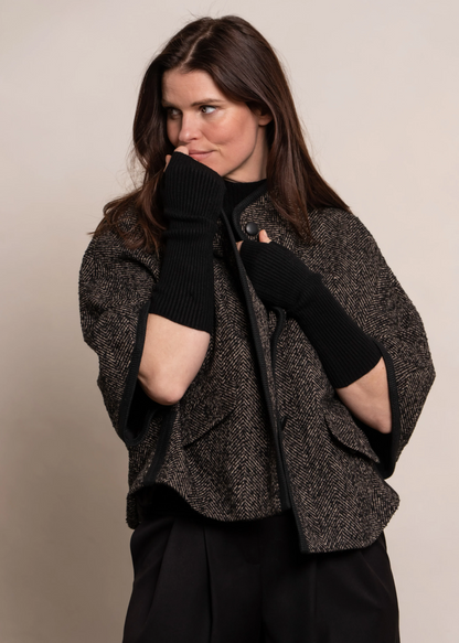 Cape Betty Cacao Herringbone