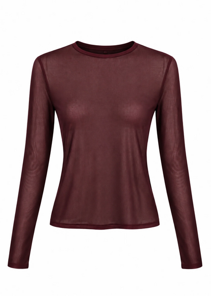 Top Tally Burgundy