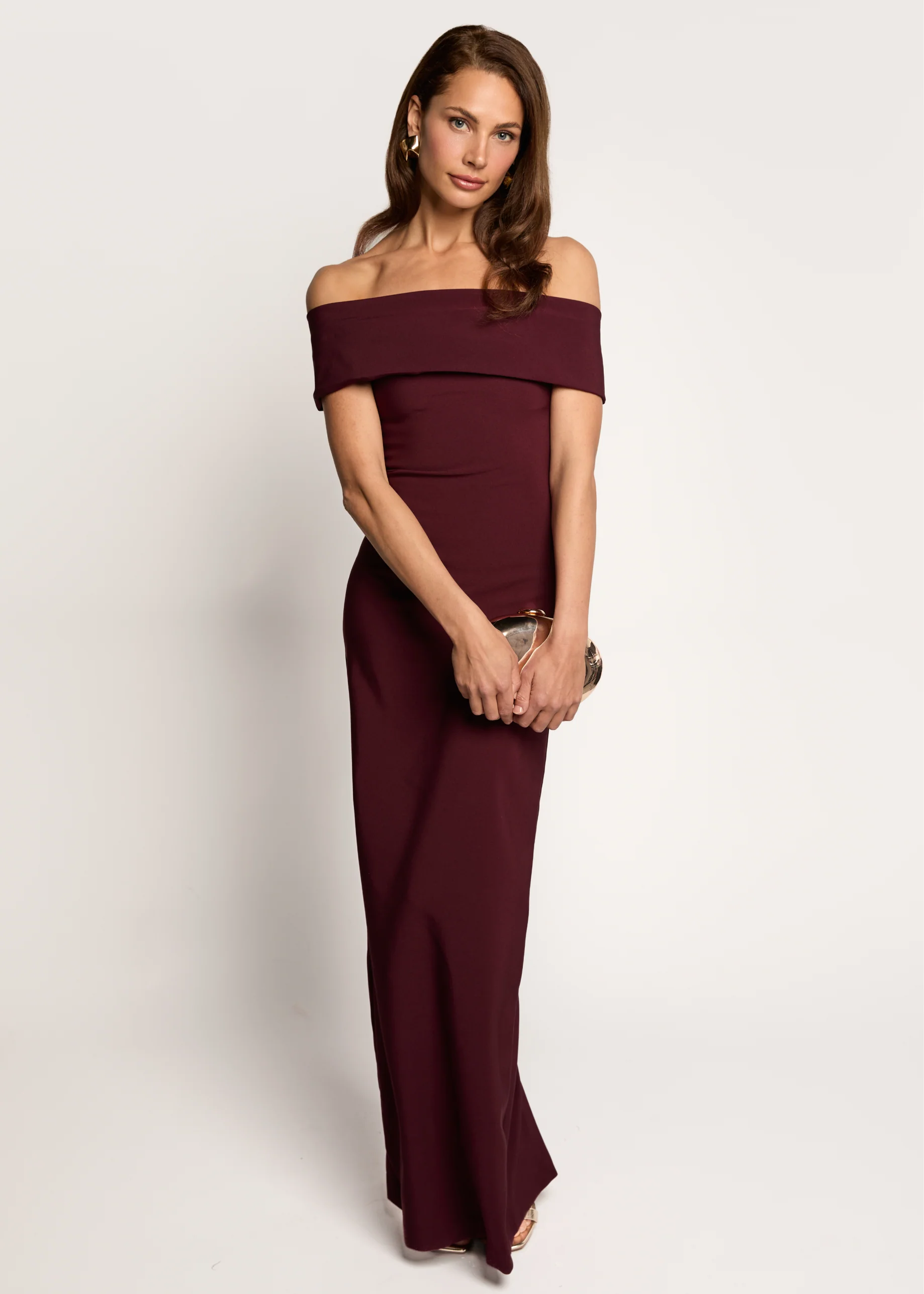 Jurk Dasha bordeauxrood