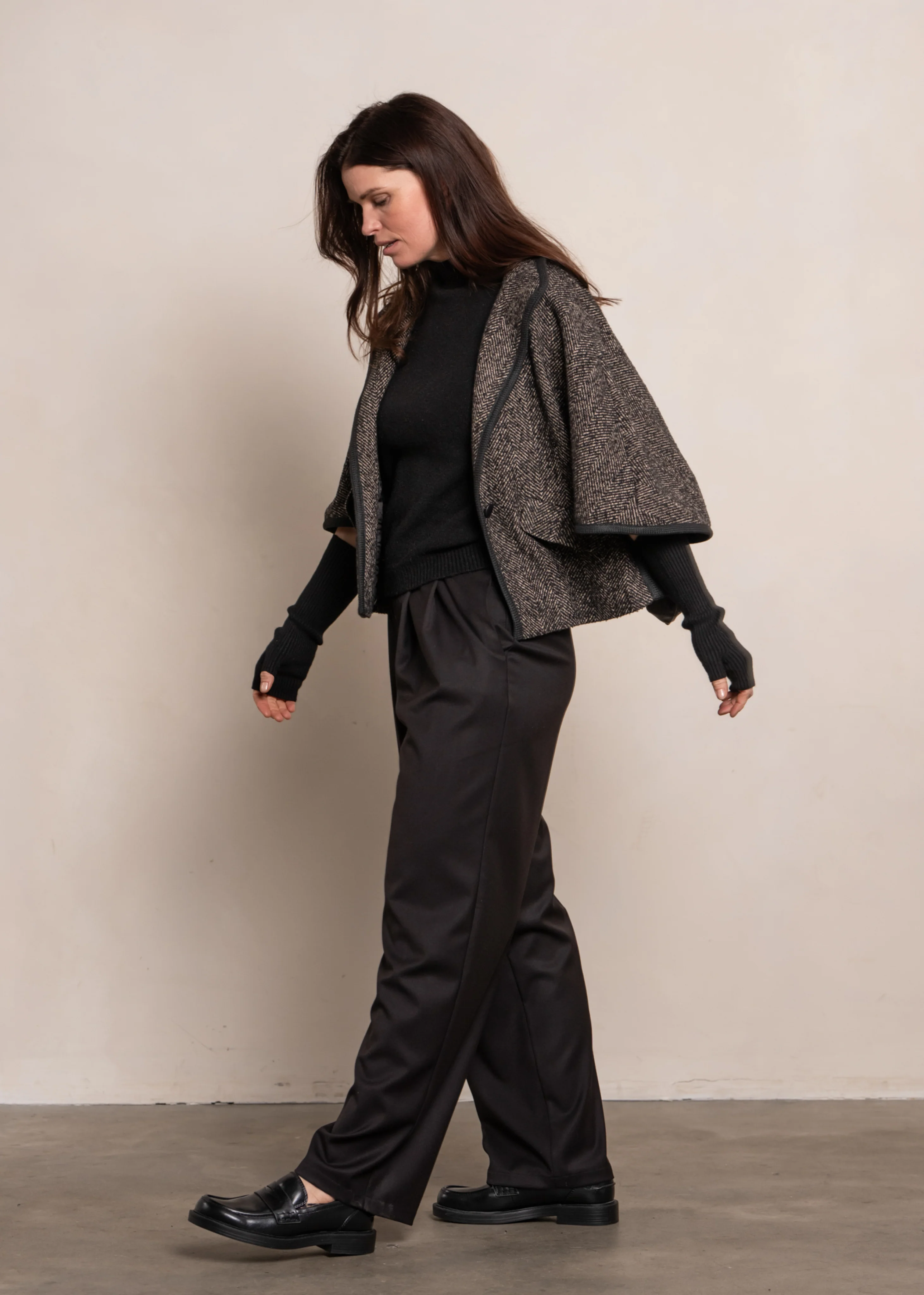 Cape Betty Cacao Herringbone