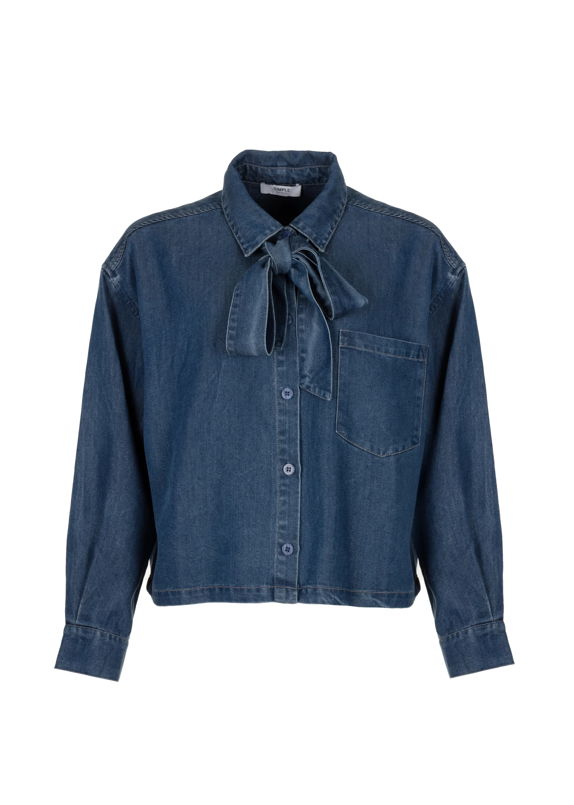 Blouse Rehana Blue Indigo