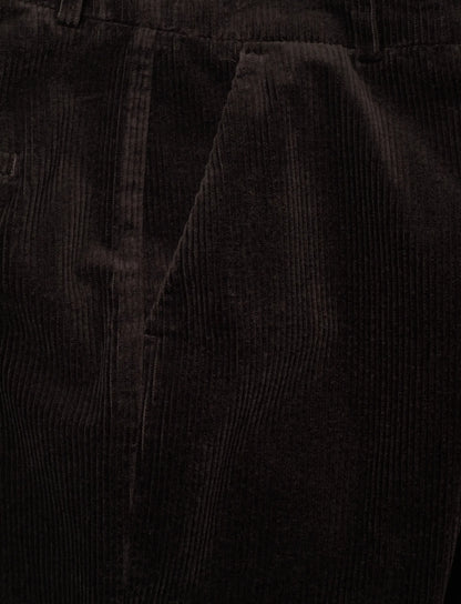 Hose DENAFV - Dark Coffee Corduroy