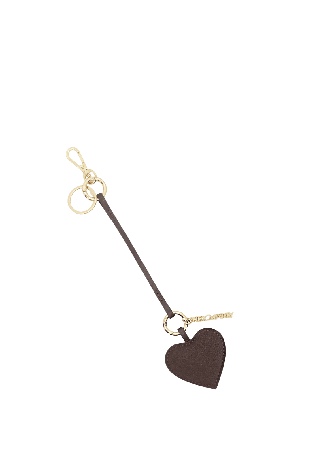 Heart Charm - Coffee