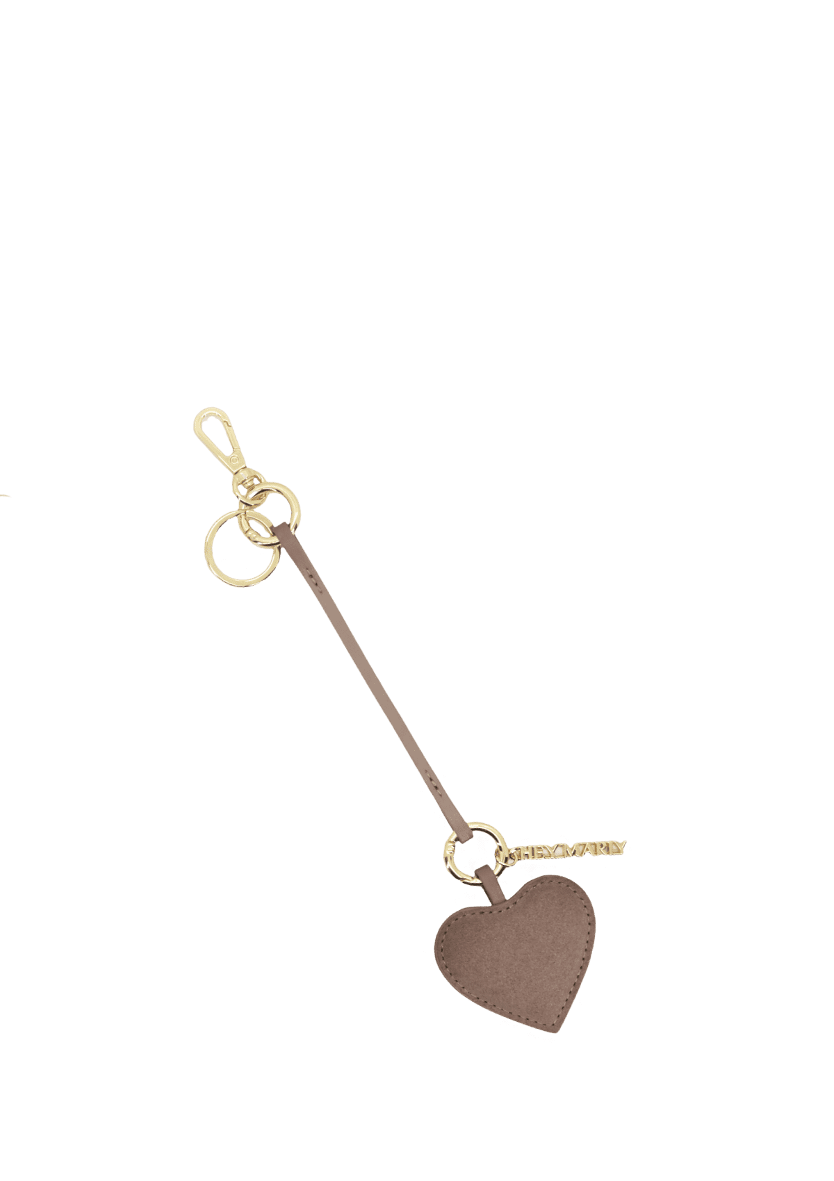 Heart Charm - Mocha