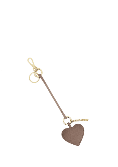Heart Charm - Mocha