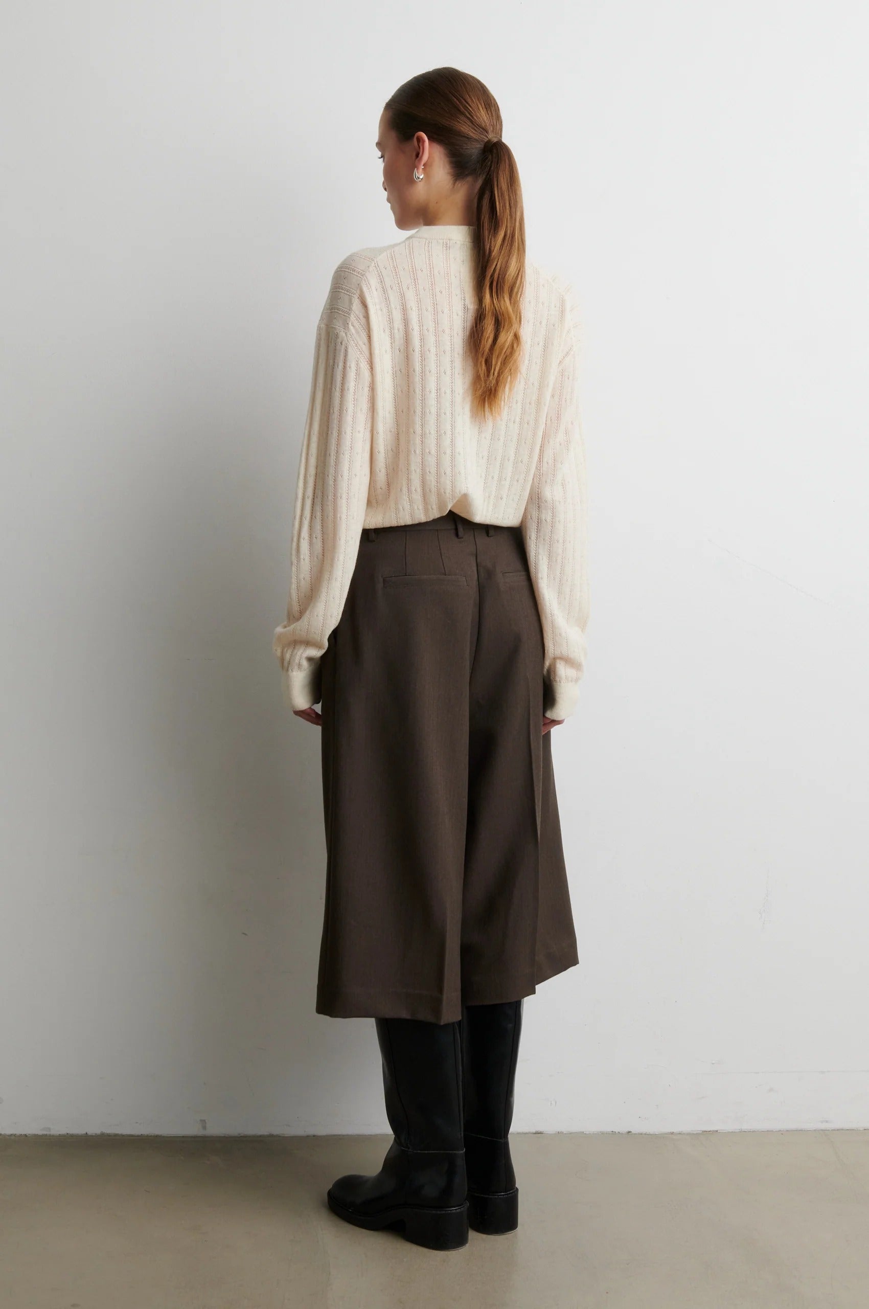 Jamia Knit O-Neck Egret