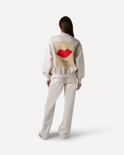 Jaxy kiss sweat Parchment