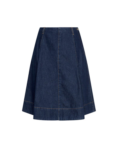 MSCHAdna Alena Skirt Dark Blue Wash