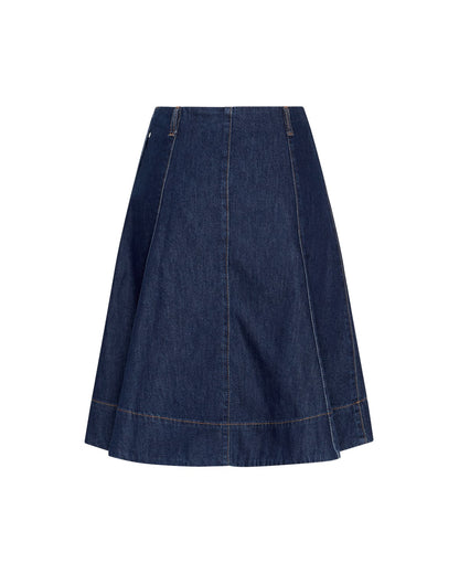 MSCHAdna Alena Skirt Dark Blue Wash
