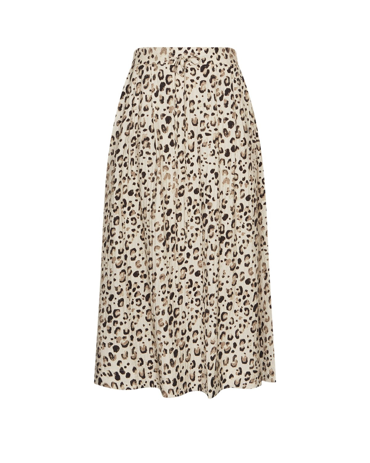 MSCHAlyona Vlora Skirt AOP Oatmeal Leo