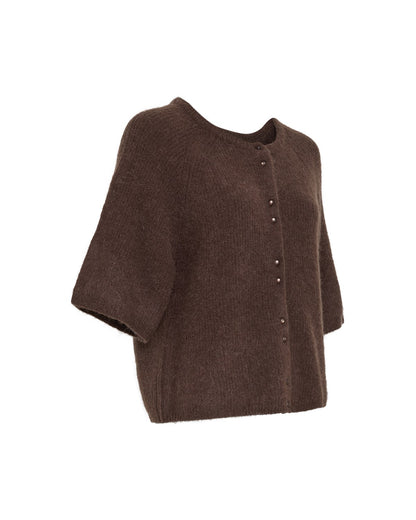 MSCHBondie Hope 2/4 Cardigan Hot Fudge