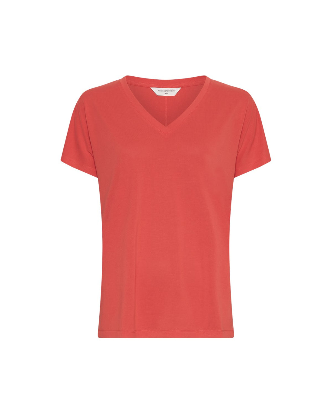 MSCHFenya Modal V Neck Tee Flame S Egret