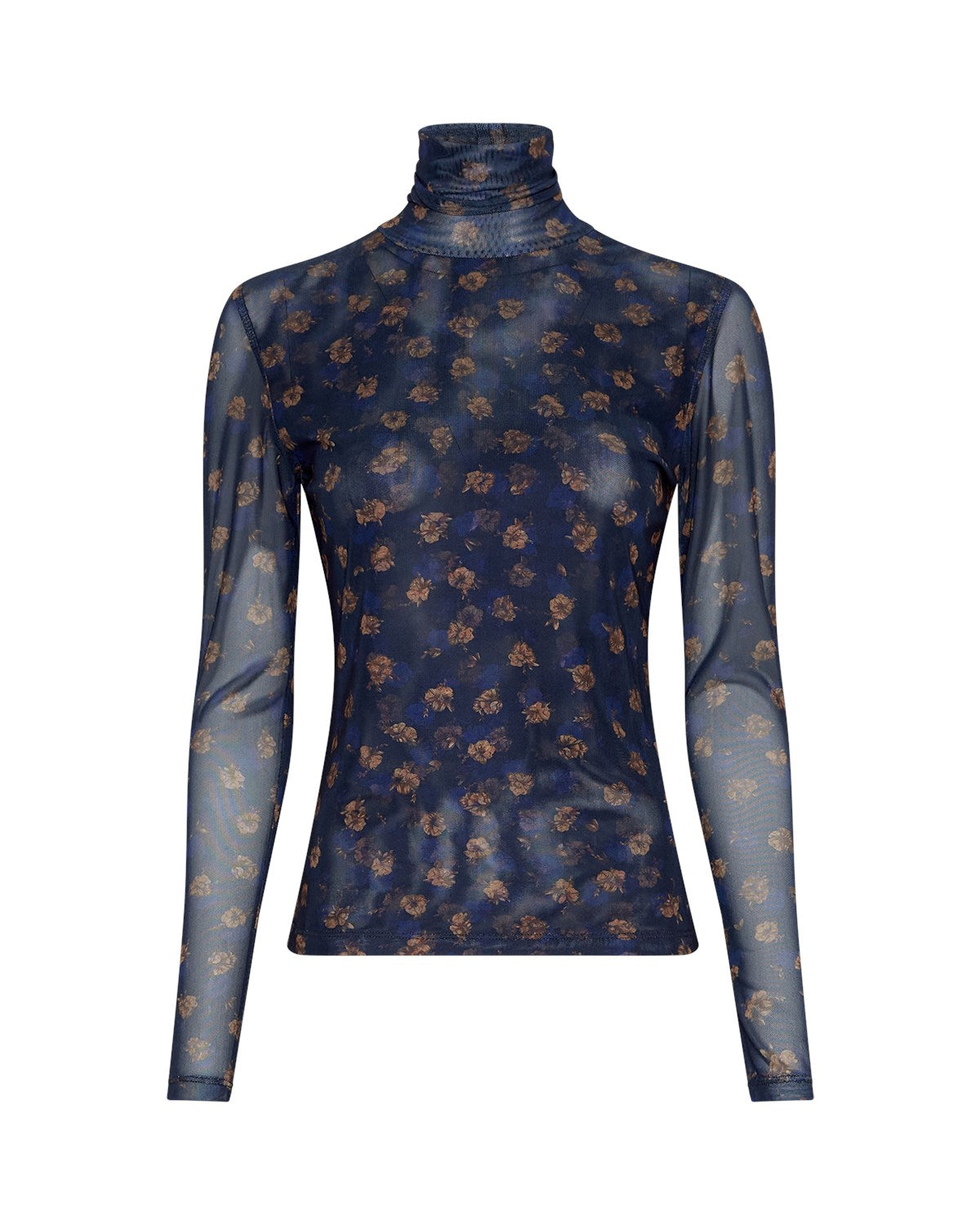 MSCHGinie Illenora Top AOP Mari Blue Flwr