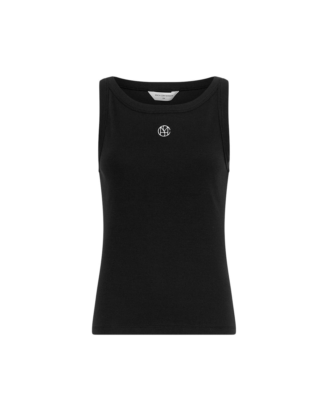 MSCHGubbe Rasmia Icon SL Top Black B White