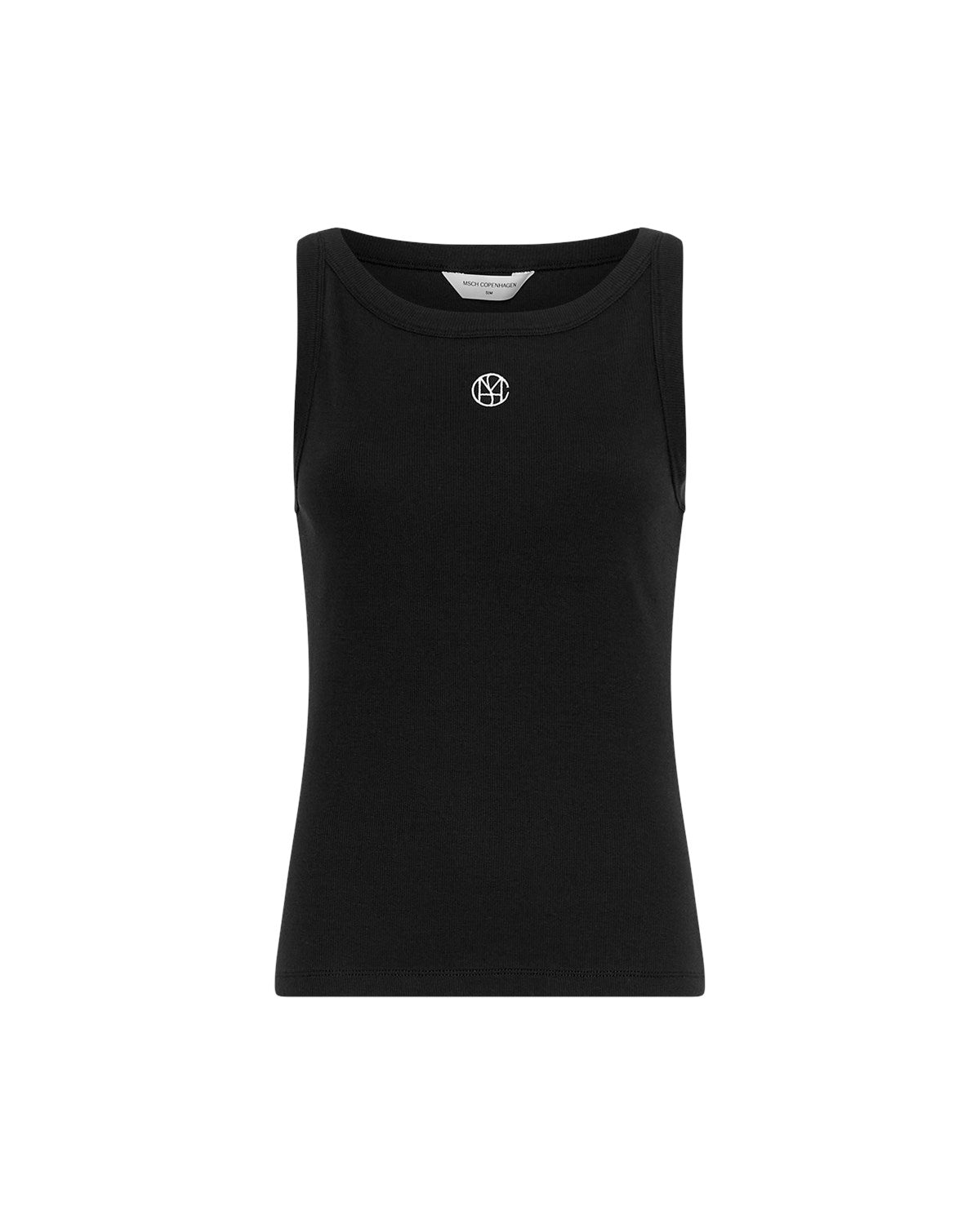 MSCHGubbe Rasmia Icon SL Top Black B White