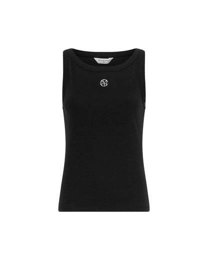 MSCHGubbe Rasmia Icon SL Top Black B White