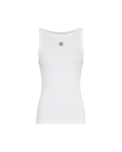 MSCHGubbe Rasmia Icon SL Top B White Black