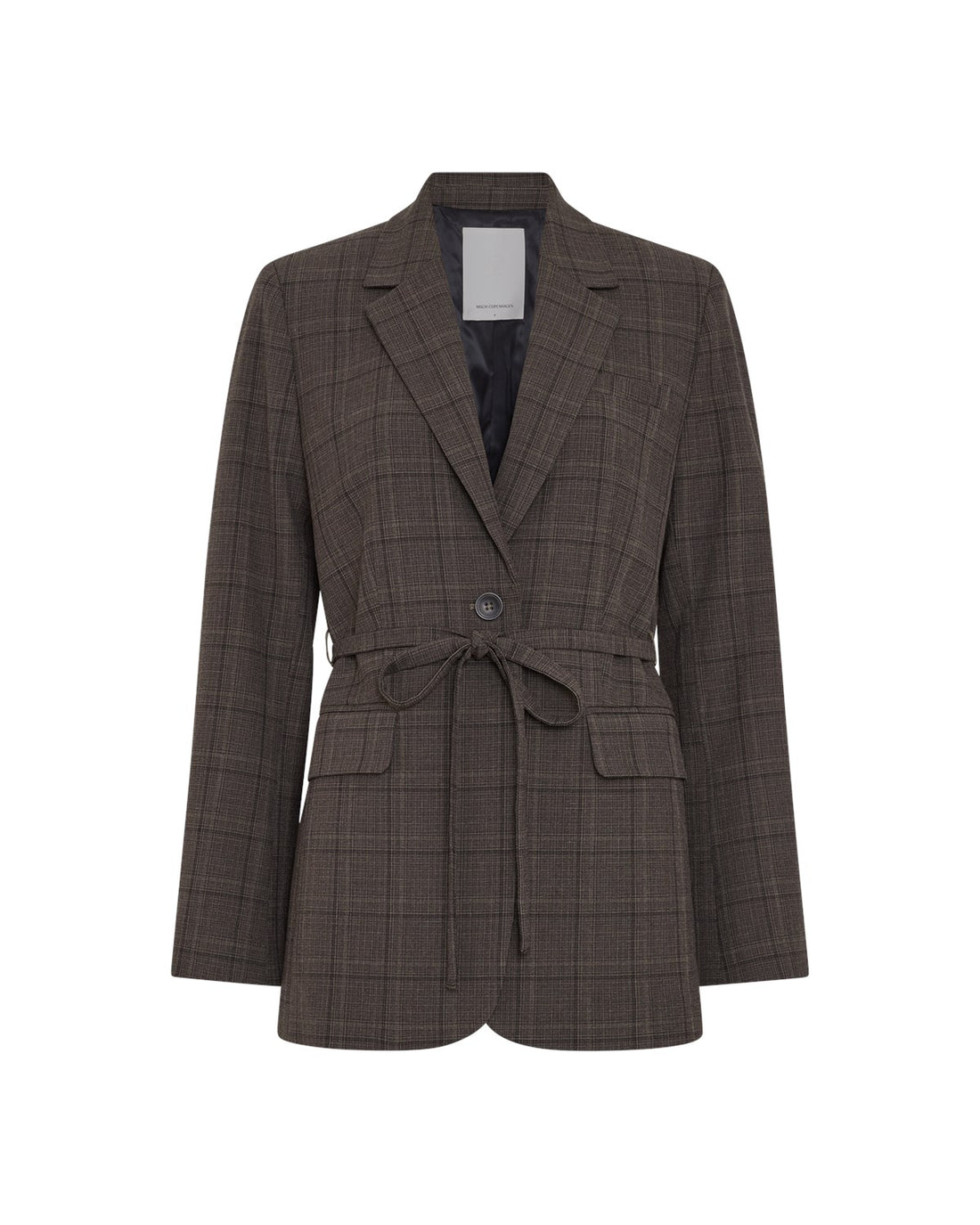 MSCHJohnna Blazer CHK Dark Brown Corn