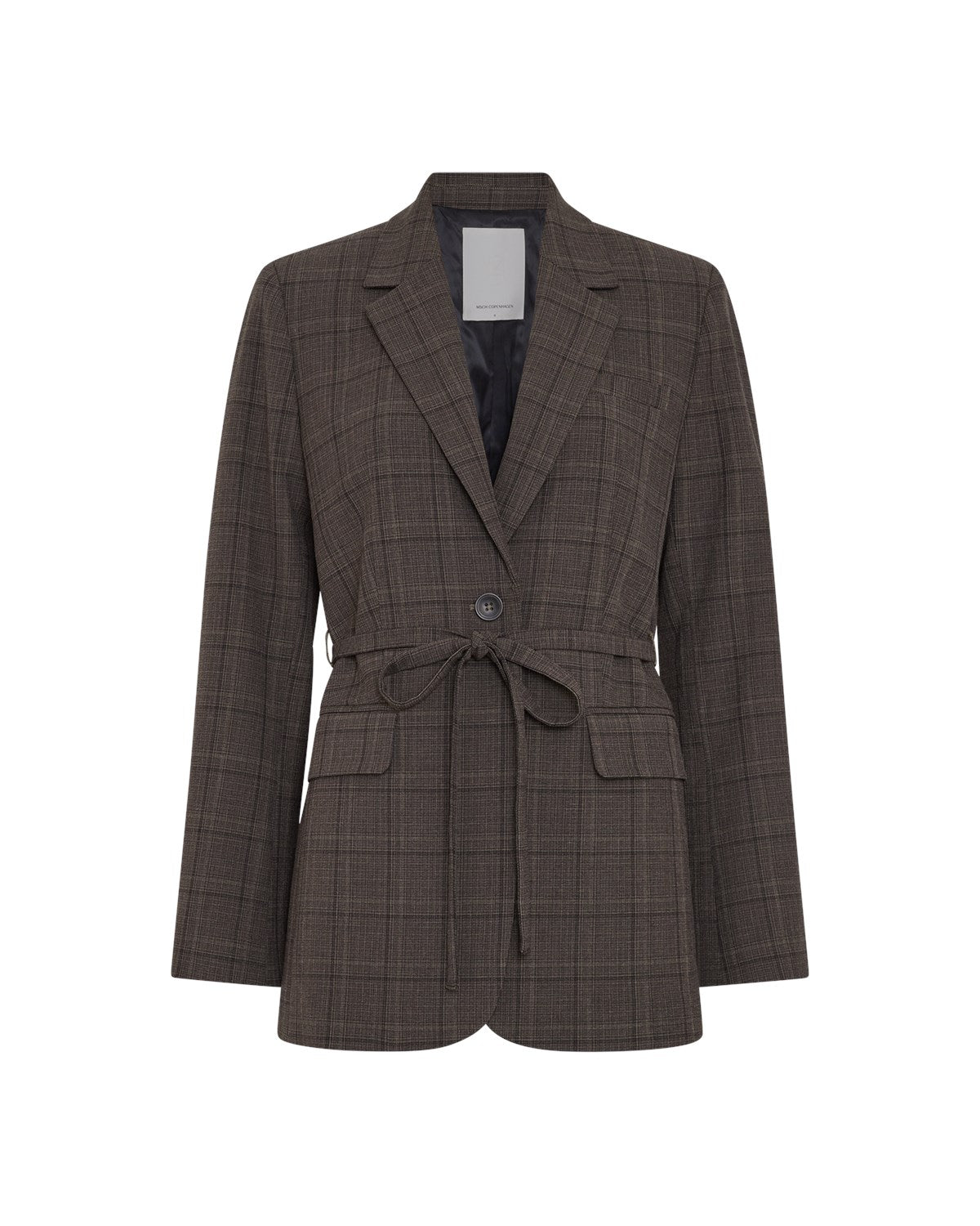 MSCHJohnna Blazer CHK Dark Brown Corn